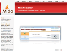 Tablet Screenshot of midaconverter.com